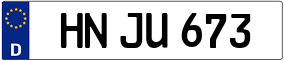Truck License Plate